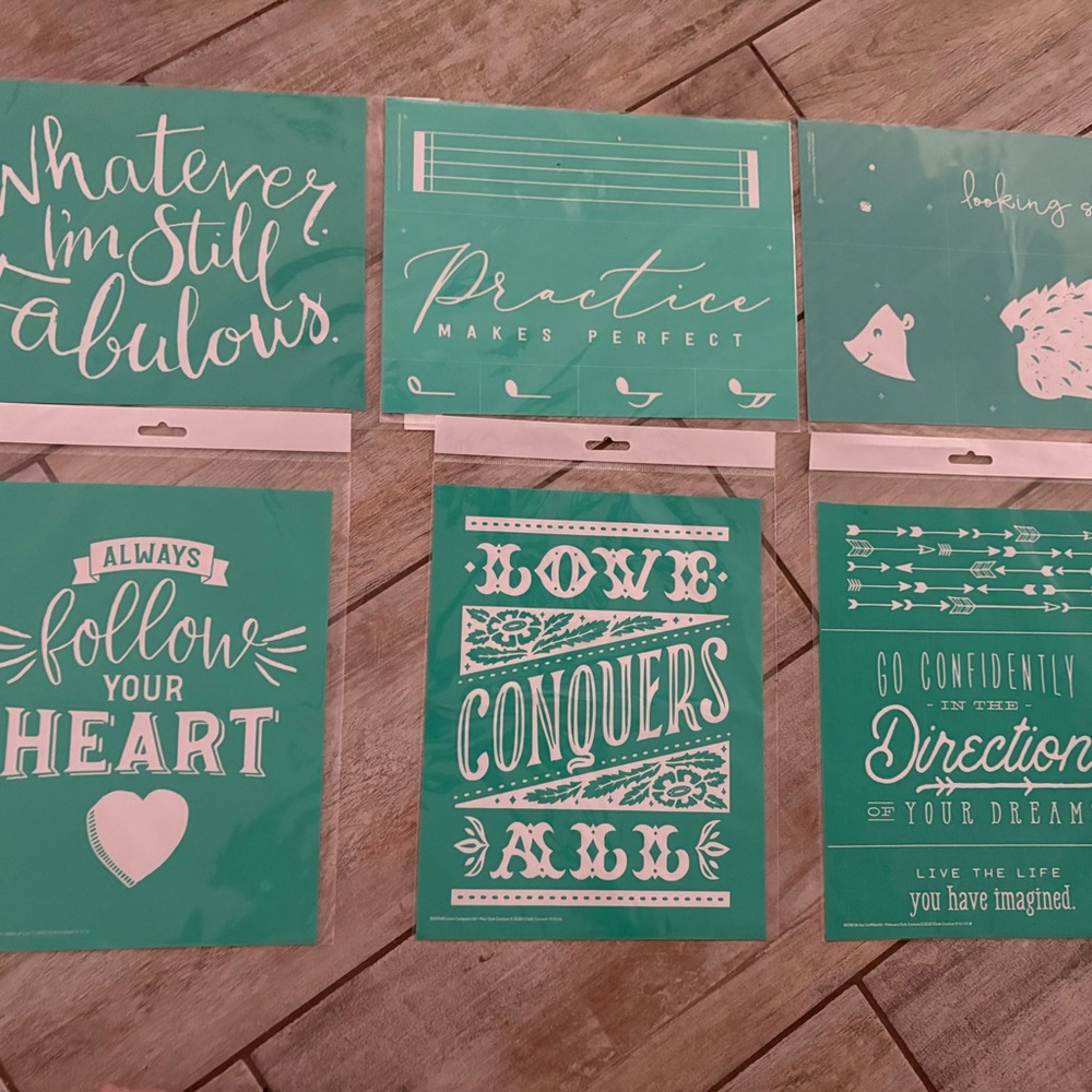 Chalk Couture Inspirational Wall Art Set -